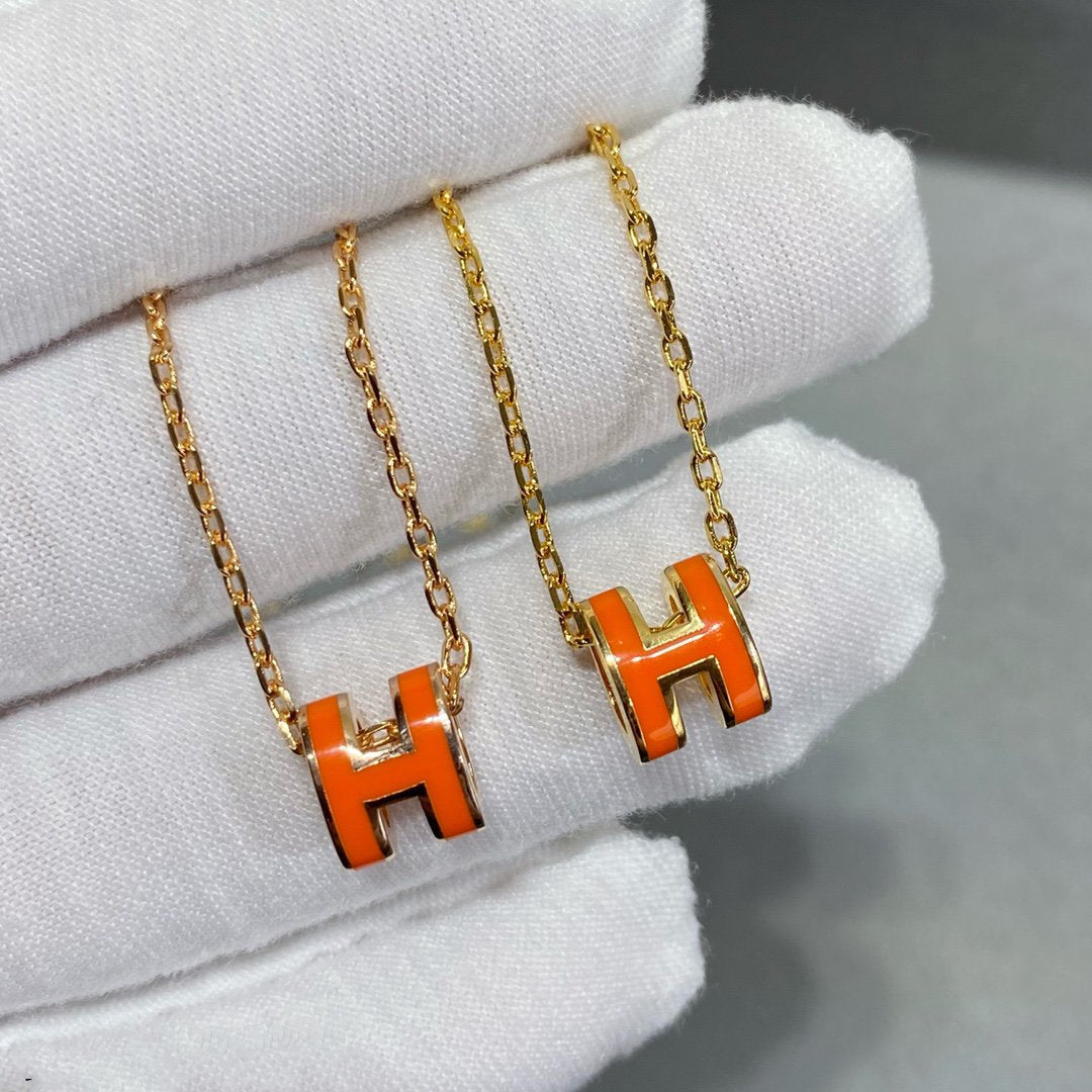 [Revel Jewelry]MINI POP H NECKLACE