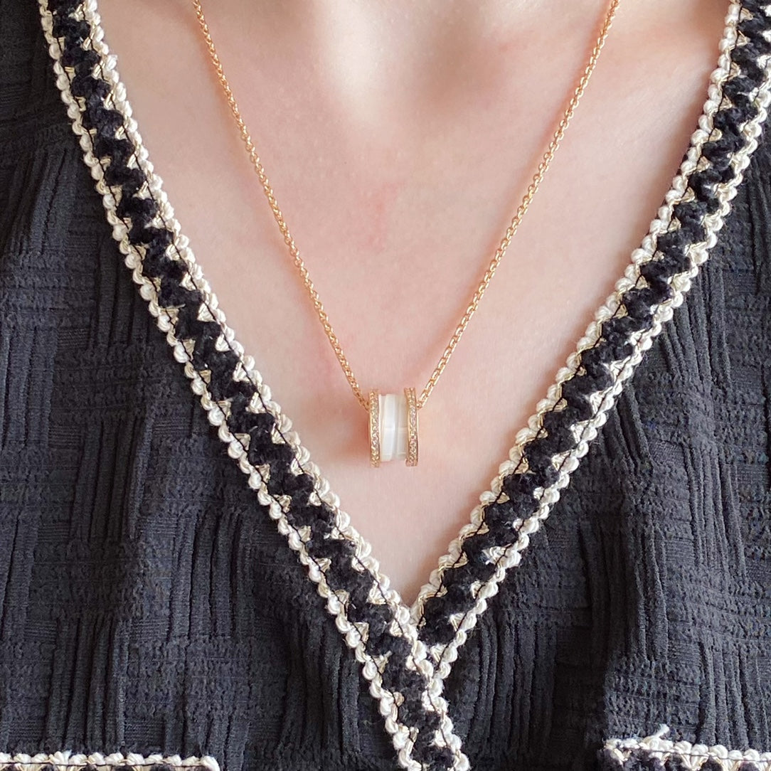 [Revel]ZERO 1 DIAMANT-KERAMIKHALSKETTE