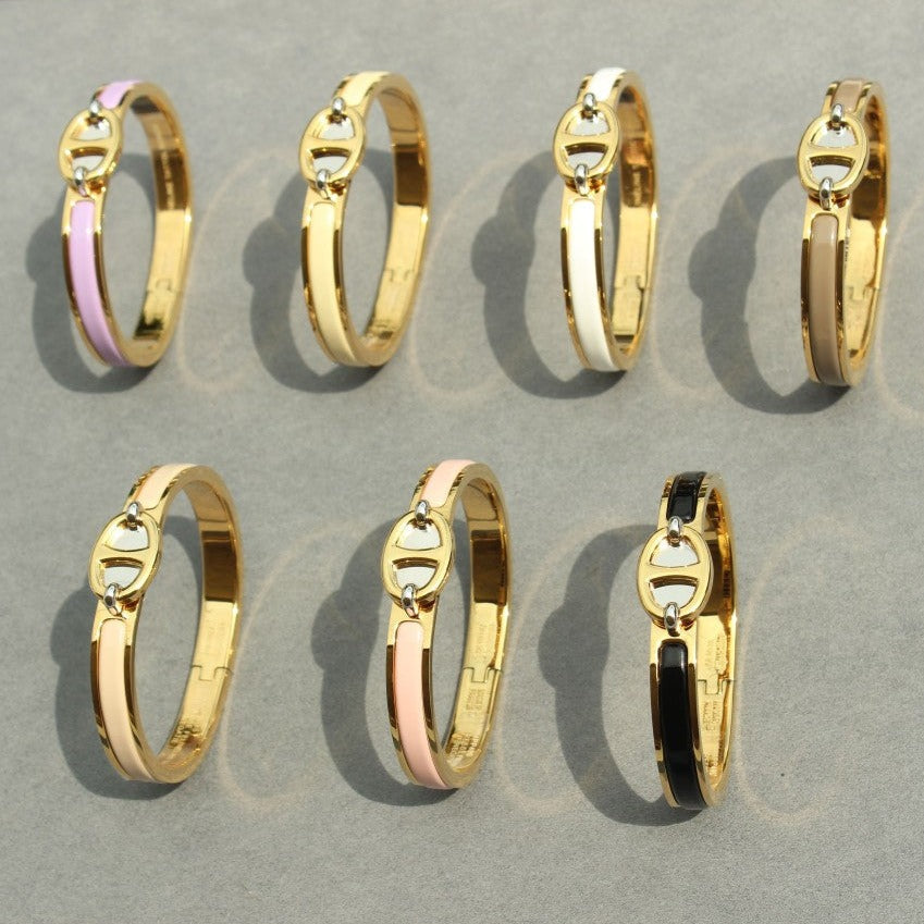 [Revel Jewelry]CLIC CHAINE GOLD BRACELET