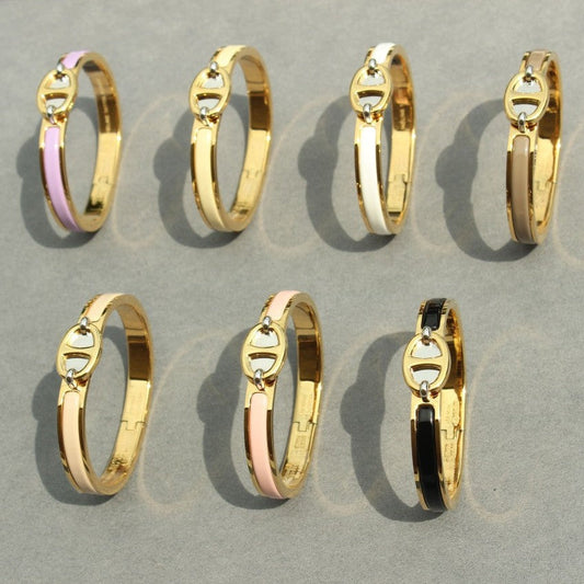 [Revel Jewelry]CLIC CHAINE GOLD BRACELET