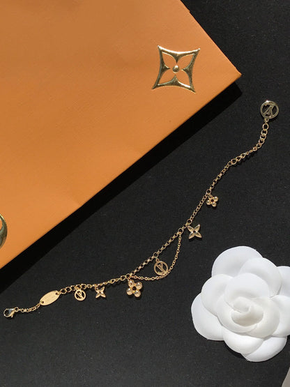 [Revel Jewelry]BLOOMING PINK GOLD MOP BRACELET
