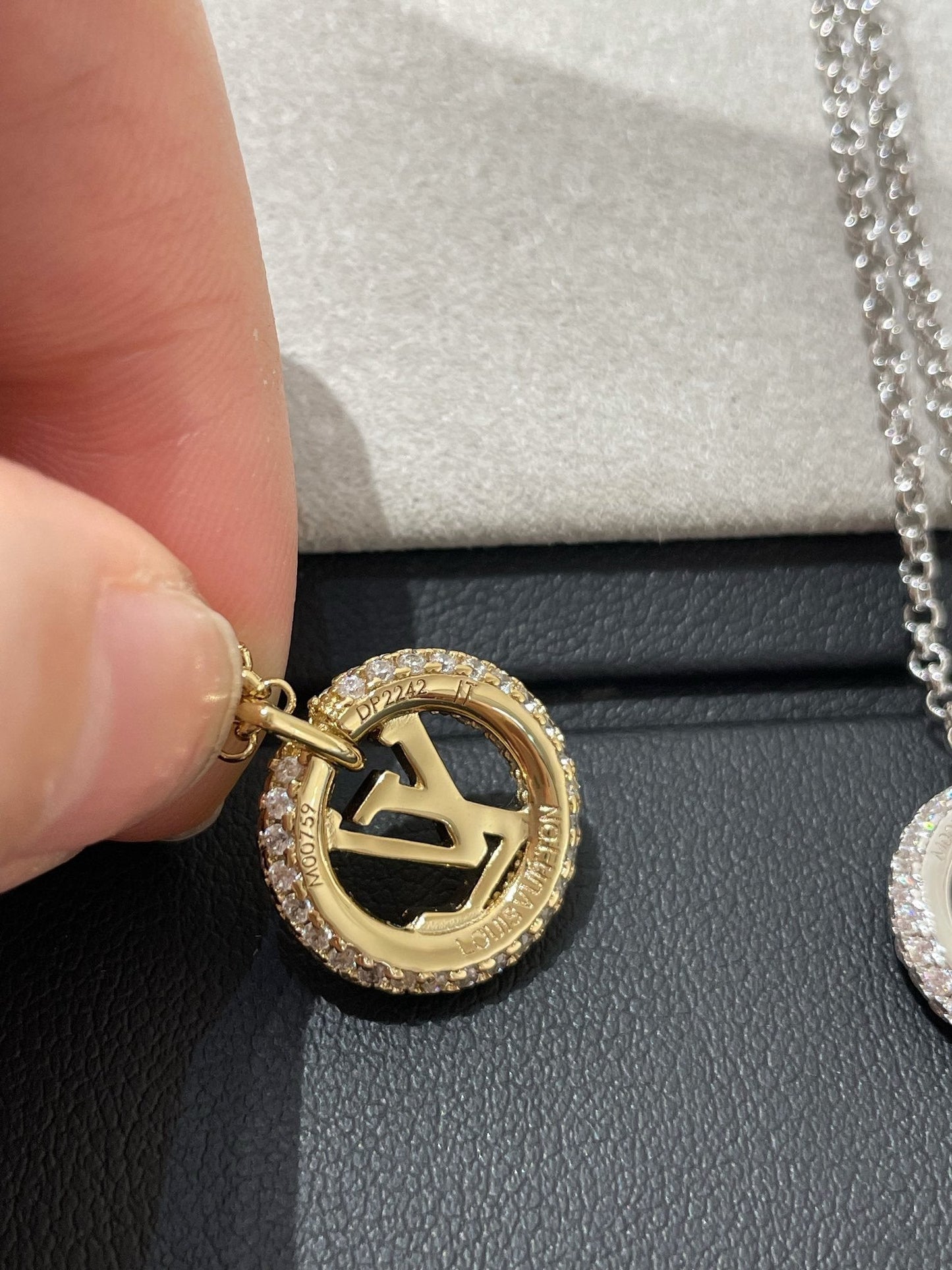 [Revel Jewelry]BY NIGHT DIAMOND PAVED NECKLACE