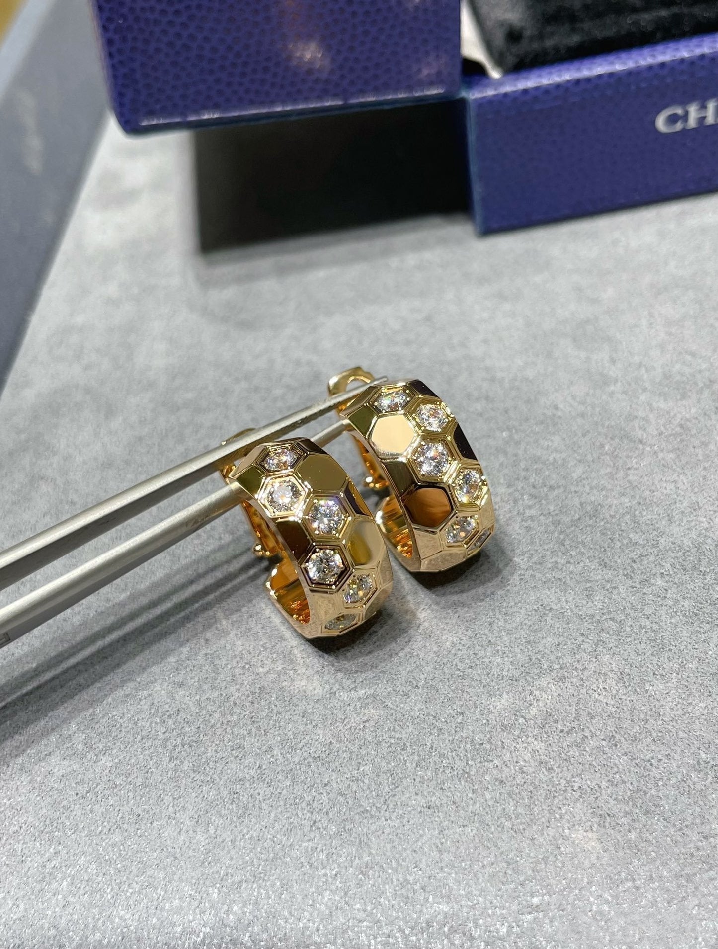 [Revel Jewelry]BEE LOVE DIAMOND OHRRINGE