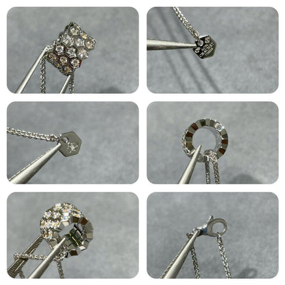 [Revel Jewelry]BEE LOVE DIAMOND PAVED 3 ROW NECKLACE