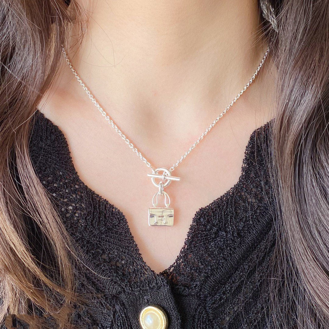 [Revel Jewelry]コンスタンスペンダントシルバーネックレス