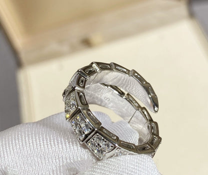[Revel]SERPENTI リング シルバー ダイヤモンド パヴェ