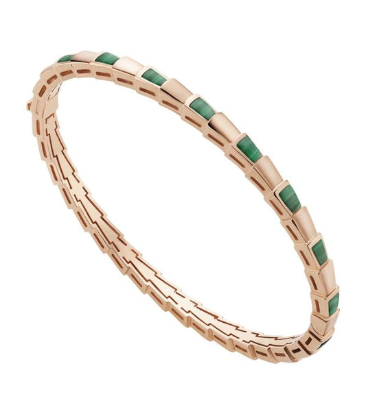 [Revel]SERPENTI BRACELET PINK GOLD MALACHITE