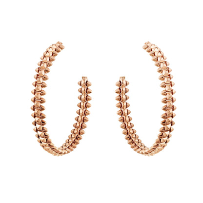 [Revel Jewelry]CLASH LARGE HOOP EARRINGS