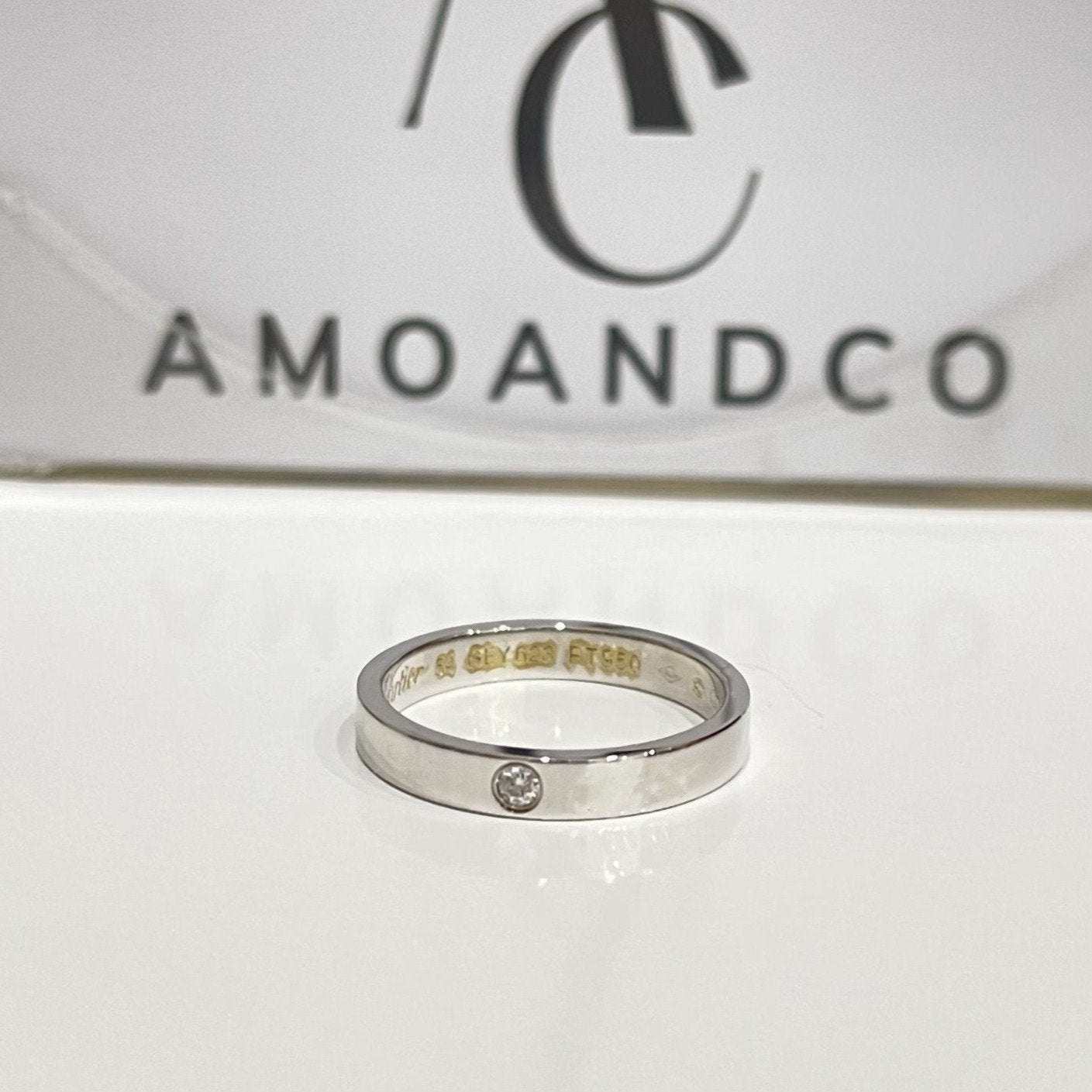 [Revel Jewelry]LOVE RING 4MM 1 DIAMOND