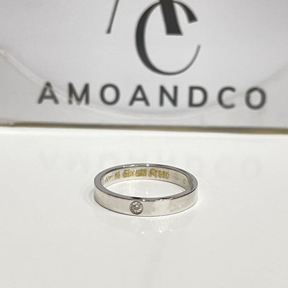 [Revel Jewelry]LOVE RING 4MM 1 DIAMOND