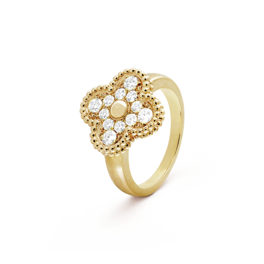 [Revel Jewelry]CLOVER DIAMOND RING