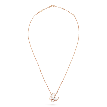 [Revel Jewelry]BUTTERFLY MOP DIAMOND NECKLACE