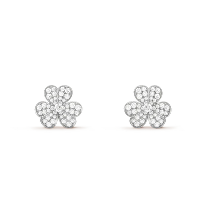 [Revel Jewelry]CLOVER COMOS ダイヤモンドピアス シルバー