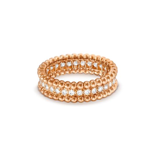 [Revel Jewelry]PERLEE DIAMOND ROSE GOLD RING