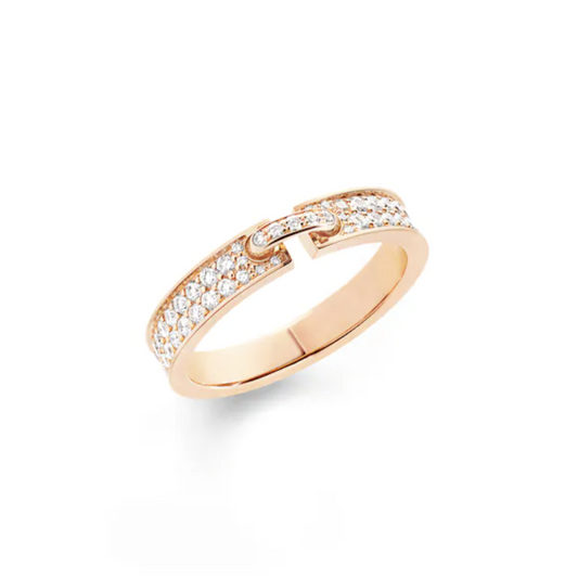[Revel Jewelry]ALLIANCE LIENS VIDENCE PAVED DIAMOND 4MM RING