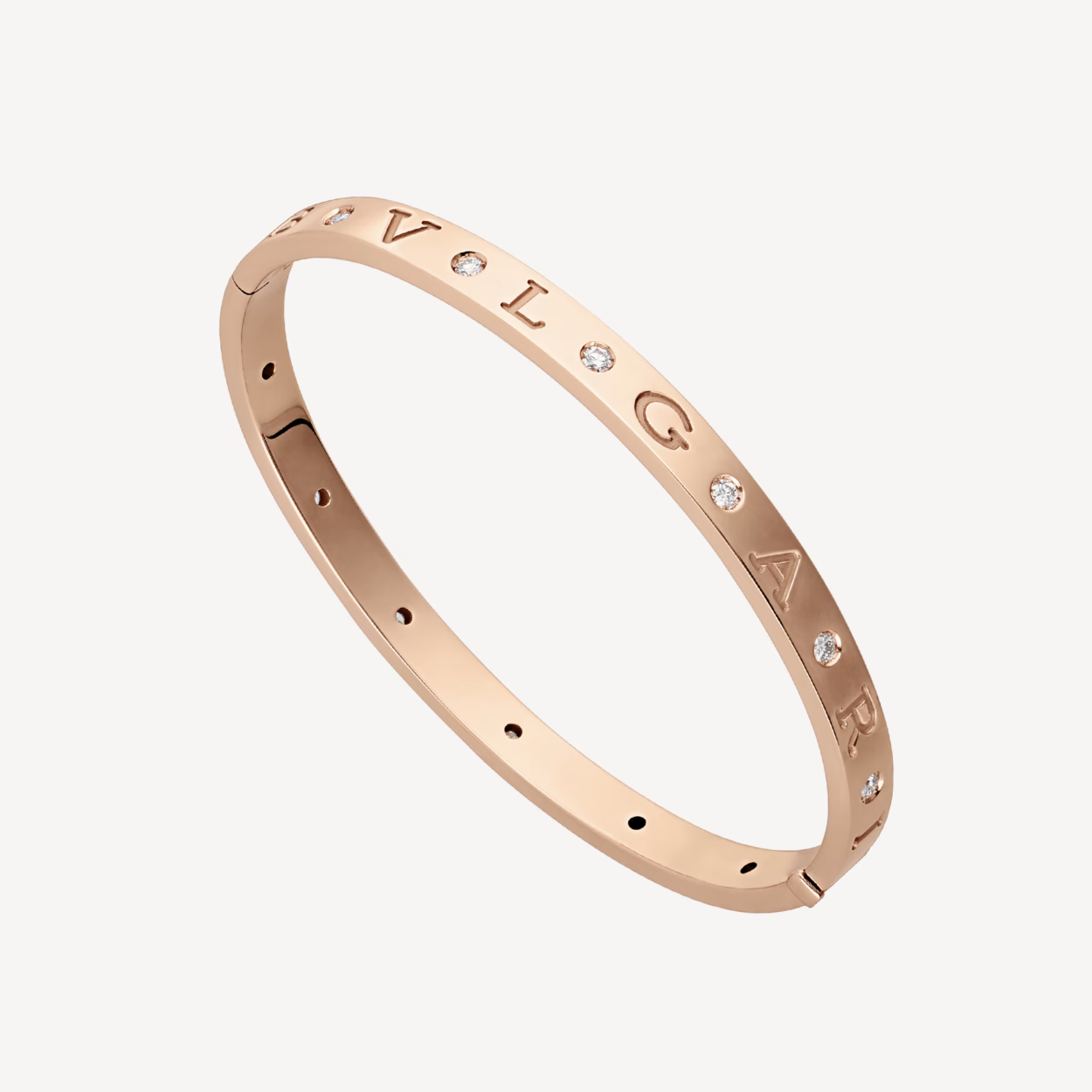 [Revel]ZERO 1 PINK GOLD 12 DIAMONDS BRACELET