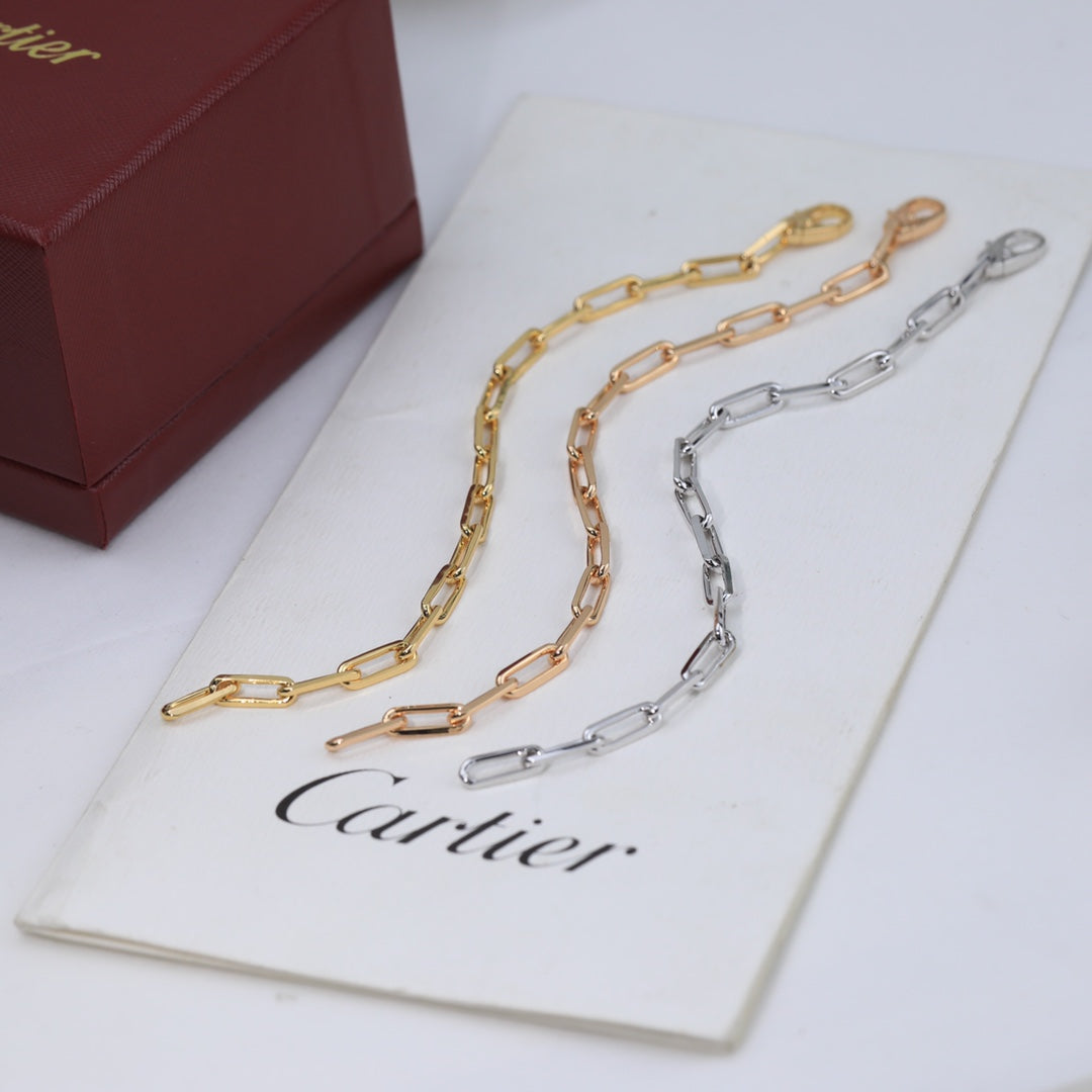 [Revel Jewelry]SANTOS DE CARTIER BRACELET CHAIN