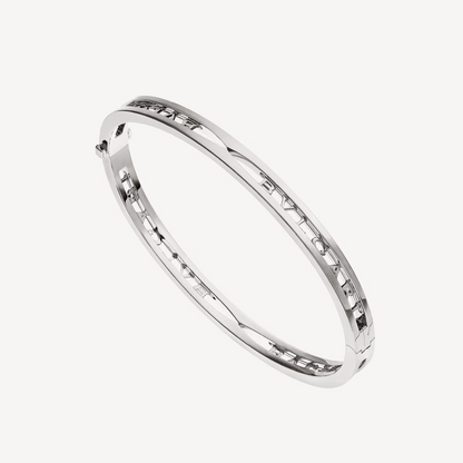 [Revel]ZERO 1 SPIRAL LOGO SILVER BRACELET