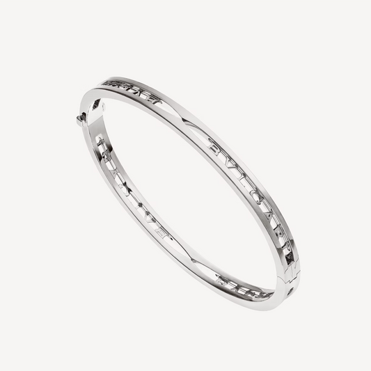 [Revel]ZERO 1 SPIRAL LOGO SILVER BRACELET