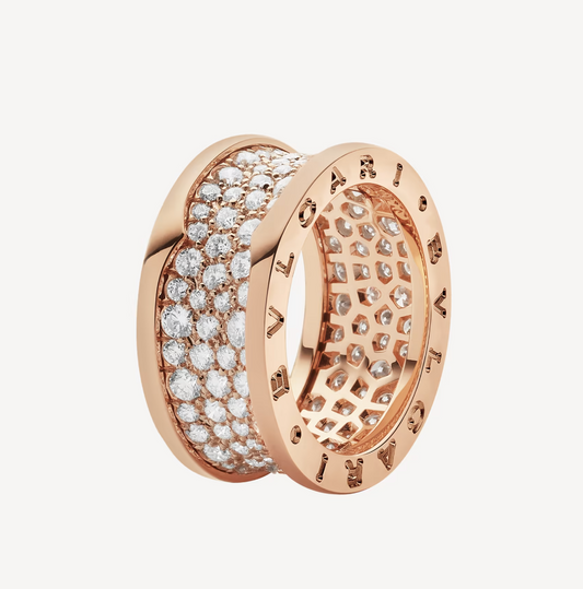 [Revel]ZERO 1 WITH PAVED DIAMONDS ON THE SPIRAL RING