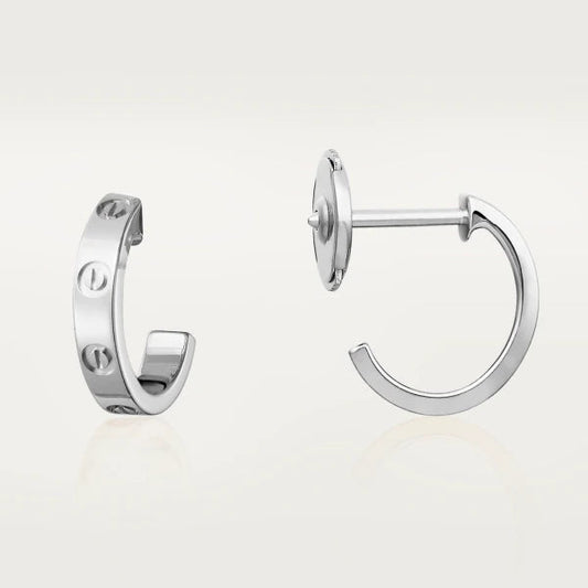 [Revel Jewelry]LOVE EARRINGS 2.65MM SILVER
