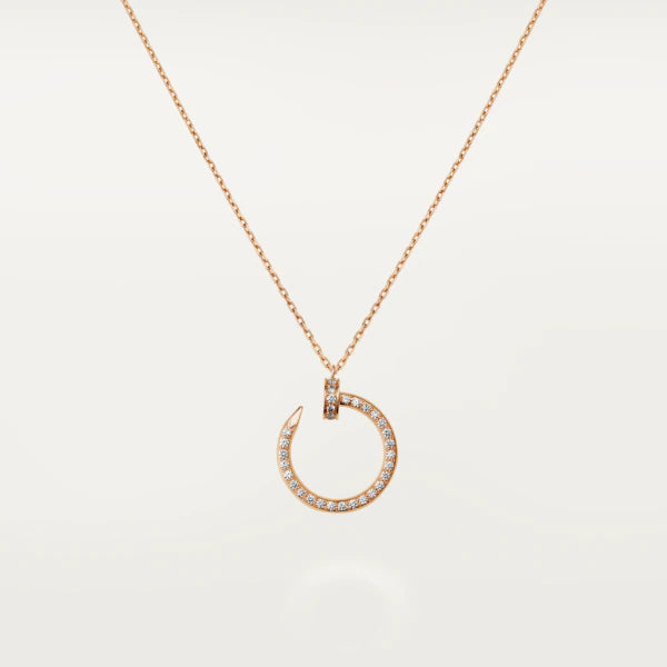 [Revel Jewelry]JUSTE HALSKETTE PINKGOLD DIAMANTEN