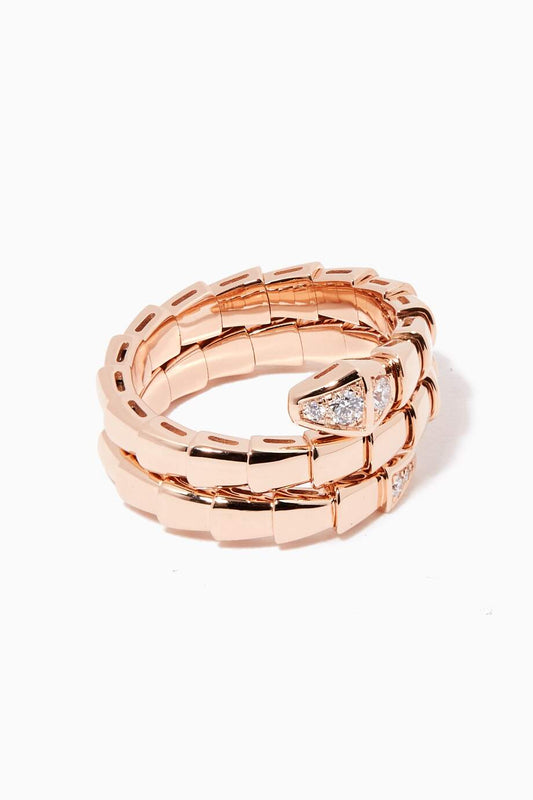 [Revel]SERPENTS DOUBLE ROW DIAMOND RING