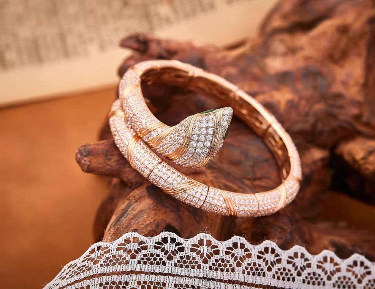 [Revel]HAUTE COUTURE GOLD SERPENTI BRACELET