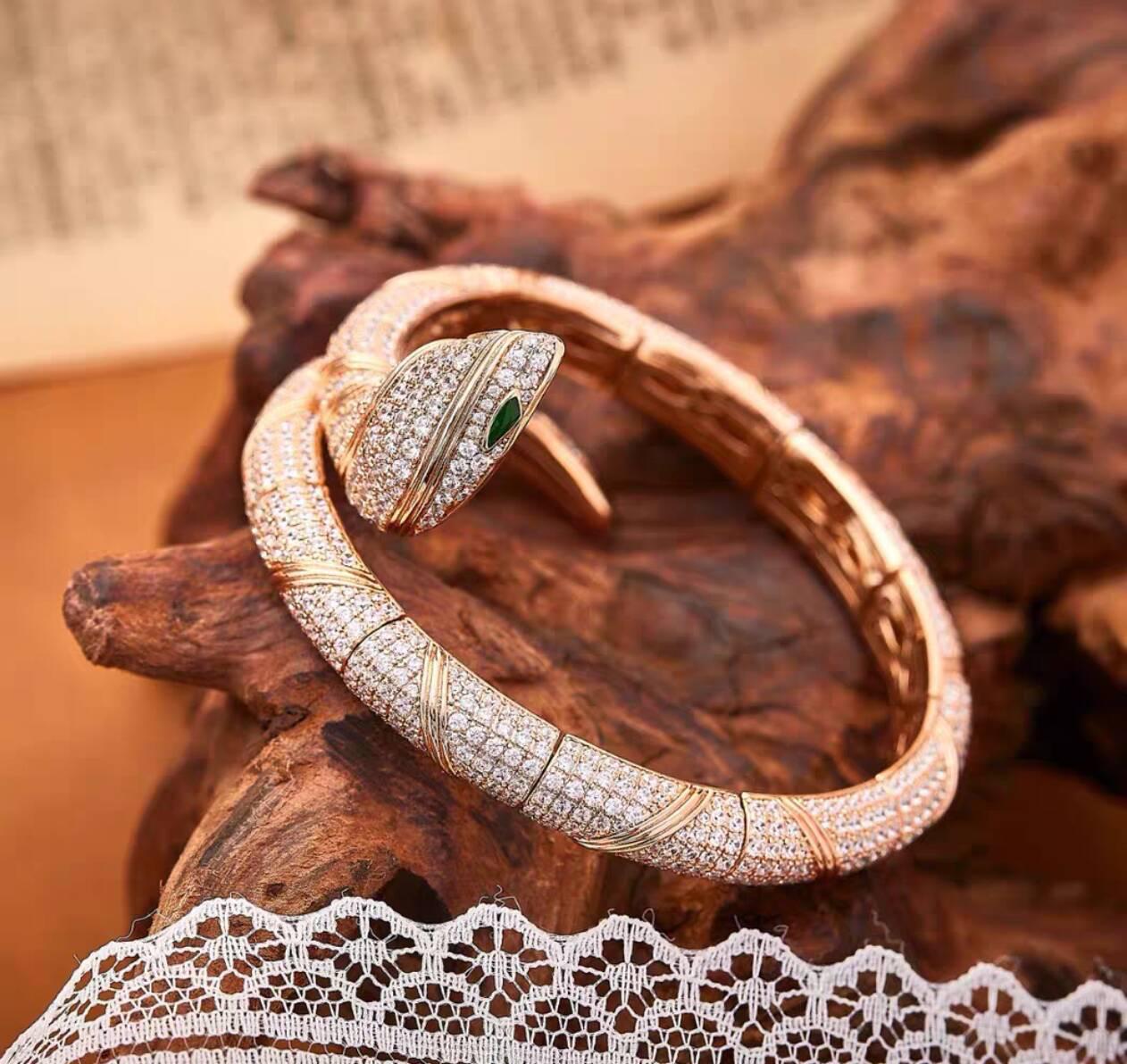 [Revel]HAUTE COUTURE GOLD SERPENTI BRACELET