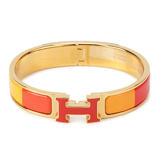 [Revel Jewelry]H BRACELET ORANGE RAINBOW CERAMIC