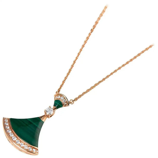 [Revel]DREAM NECKLACE MALACHITE DIAMOND
