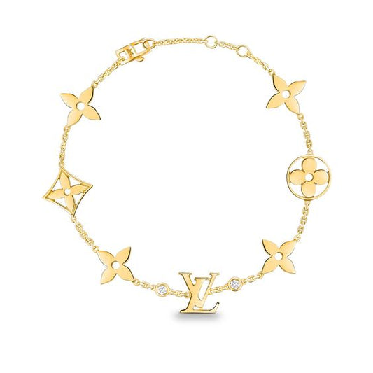[Revel Jewelry]STAR AND SUN 7 MOTIVE GOLDARMREIF