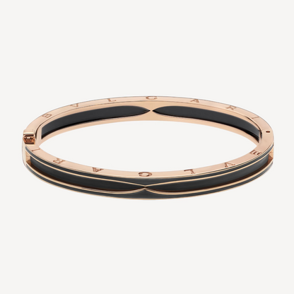 [Revel]ZERO 1 PINK GOLD WITH MATTE BLACK CERAMIC BRACELET