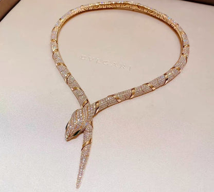[Revel]HAUTE COUTURE GOLD SERPENTI NECKLACE