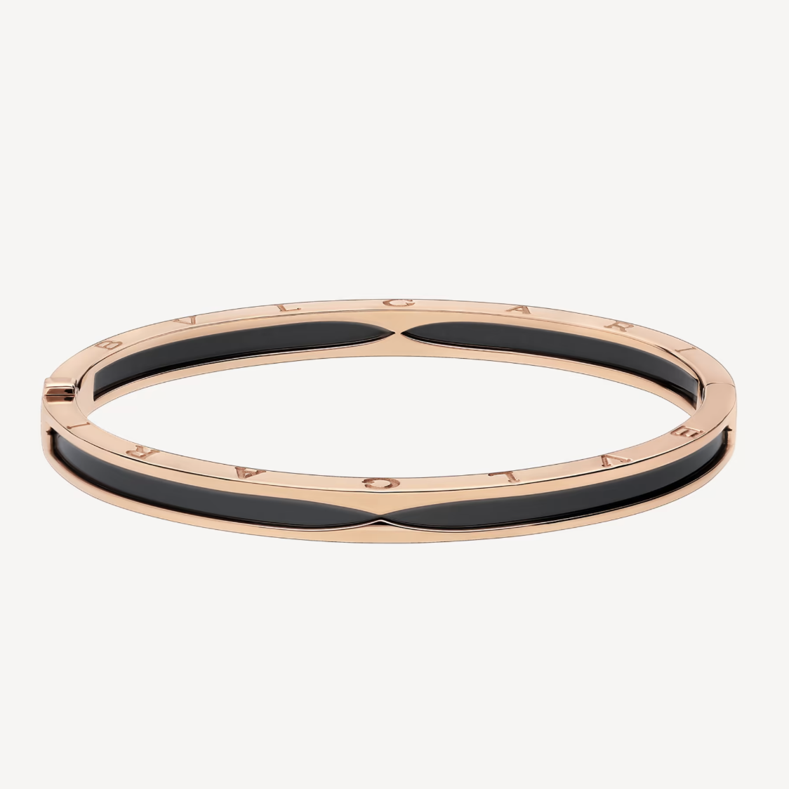 [Revel]ZERO 1 PINK GOLD WITH BLACK CERAMIC BRACELET