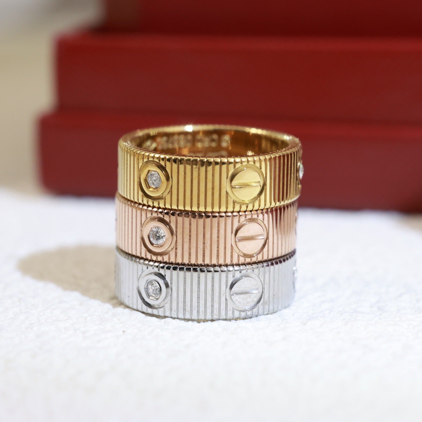 [Revel Jewelry]LOVE UNLIMITED 3 DIAMONDS RING
