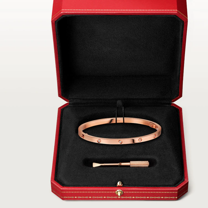 [Revel Jewelry]LOVE BRACELET 3.65MM 10 DIAMONDS