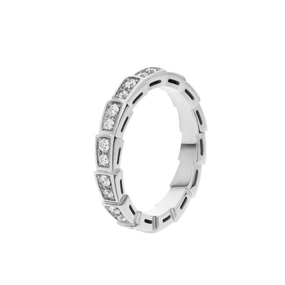 [Revel]SERPENTI RING SILBER DIAMANT PAVE 3MM
