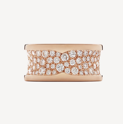 [Revel]ZERO 1 WITH PAVED DIAMONDS ON THE SPIRAL RING