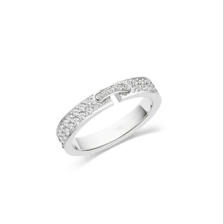 [Revel Jewelry]ALLIANCE LIENS VIDENCE PAVED DIAMOND 4MM RING