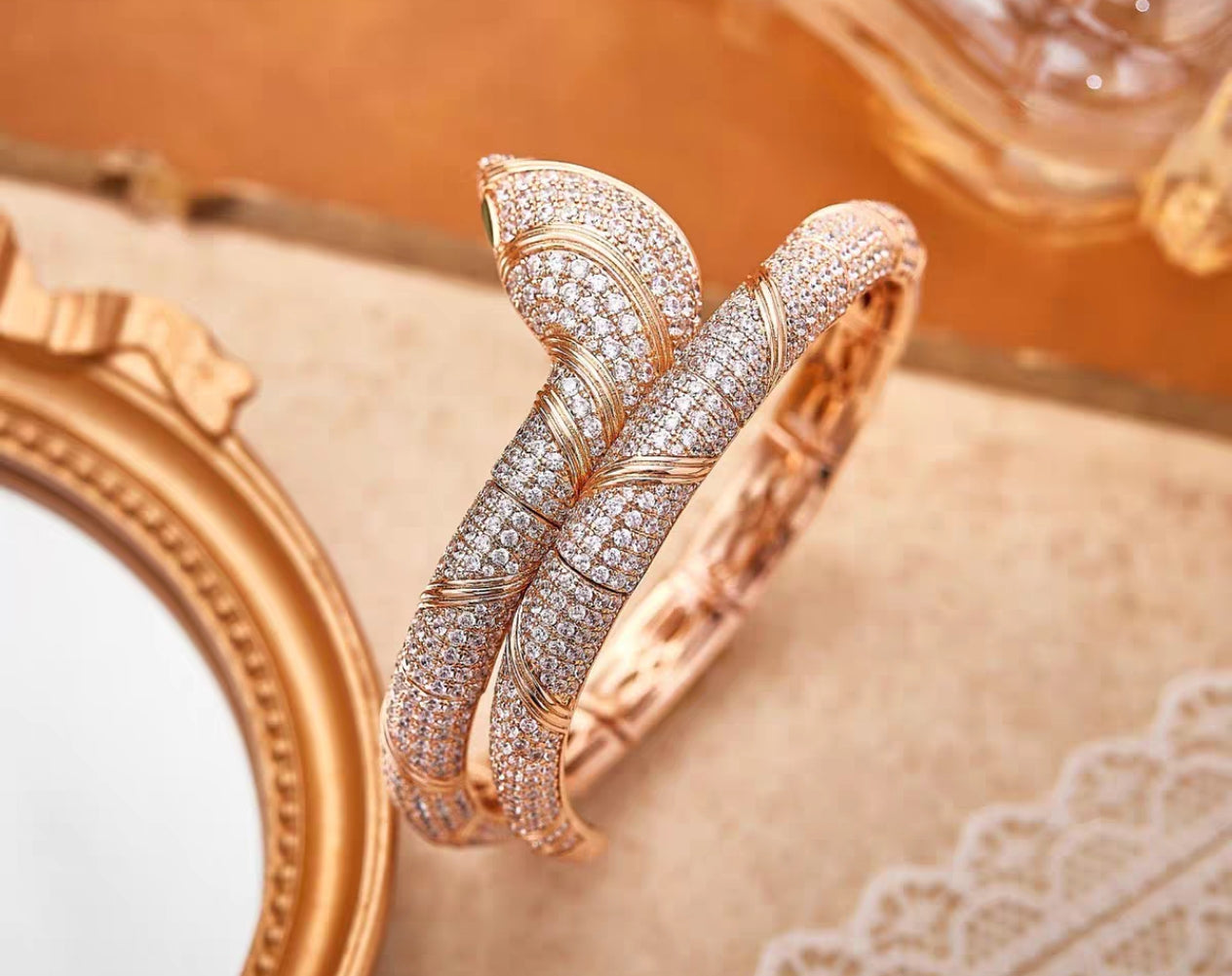 [Revel]HAUTE COUTURE GOLD SERPENTI BRACELET