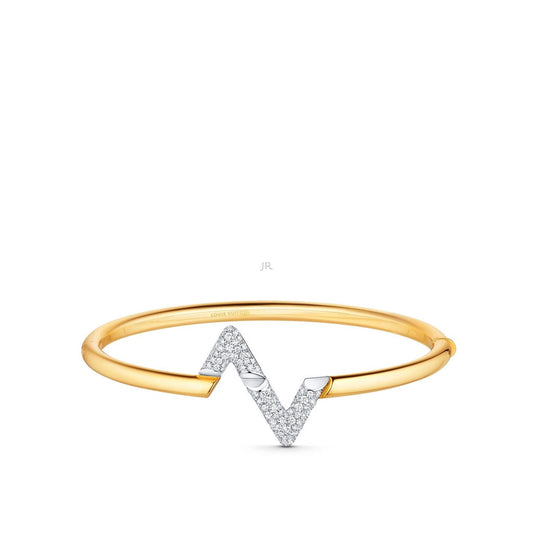 [Revel Jewelry]VOLTE UPSIDE DOWN GOLD DIAMANT ARMREIF