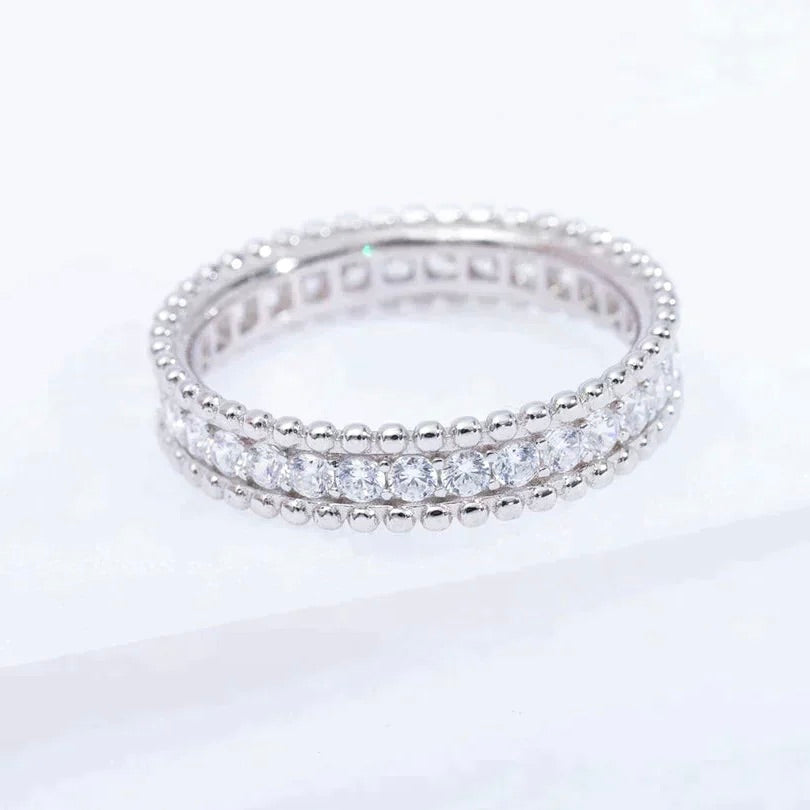 [Revel Jewelry]PERLEE DIAMOND SILVER RING
