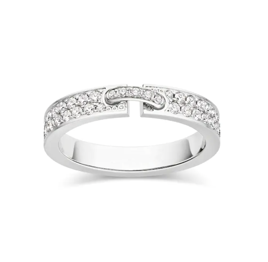 [Revel Jewelry]ALLIANCE LIENS VIDENCE PAVED DIAMOND 4MM RING