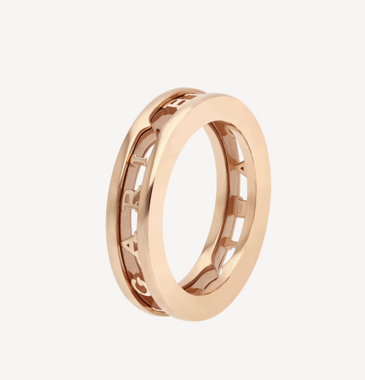 [Revel]ZERO 1 ONE-BAND WITH OPENWORK LOGO SPIRAL RING