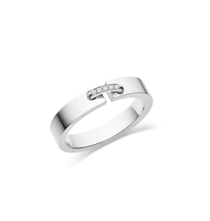 [Revel Jewelry]ALLIANCE LIENS EVIDENZ DIAMANT 4MM RING