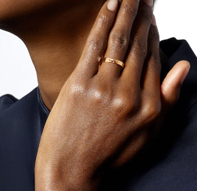 [Revel Jewelry]ALLIANCE LIENS VIDENCE 3MM RING