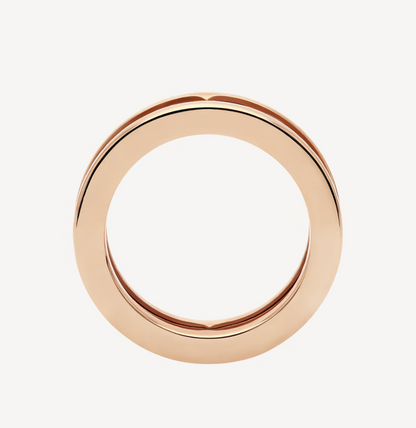 [Revel]ZERO 1 ONE-BAND WITH OPENWORK LOGO SPIRAL RING