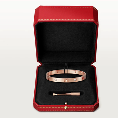 [Revel Jewelry]LOVE BRACELET 6.1MM 4 DIAMONDS