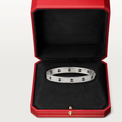 [Revel Jewelry]LOVE BRACELET 6.1MM DIAMOND-PAVED CERAMIC